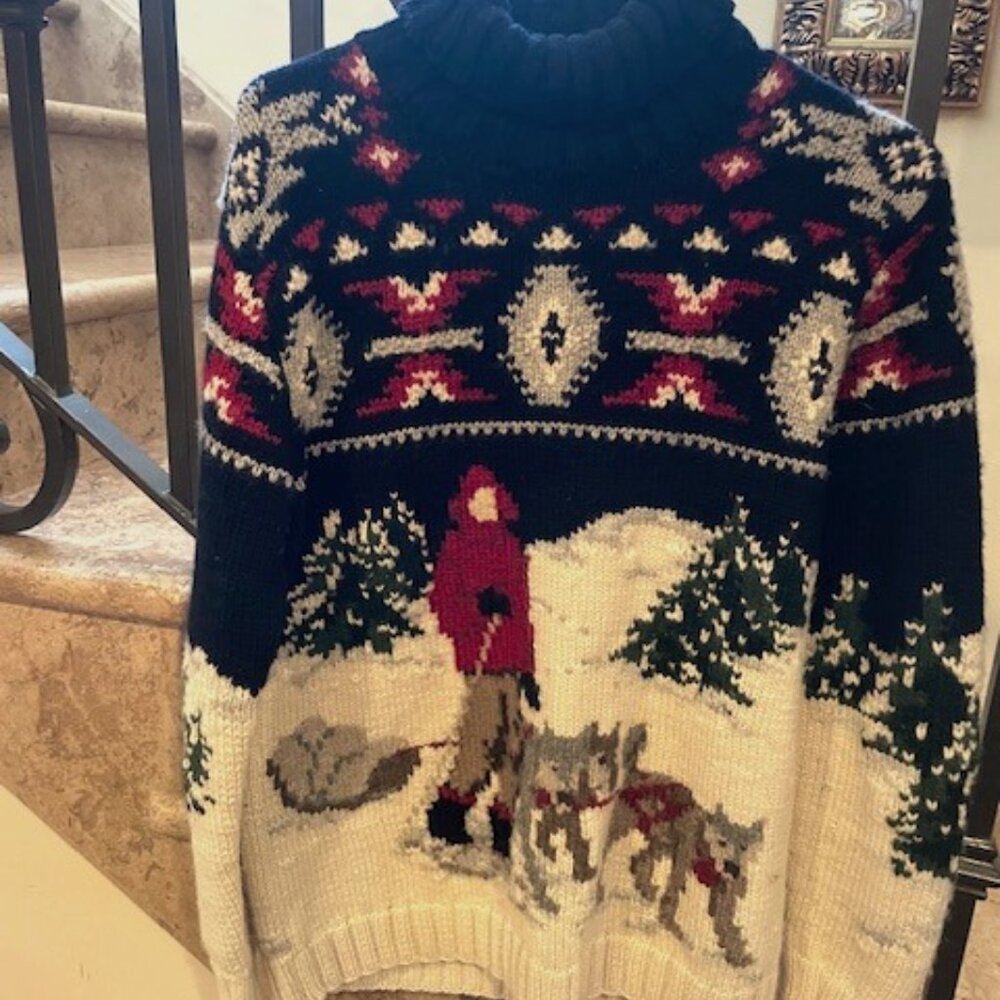 Lauren Ralph Lauren Hand Knit Sweater Size Small